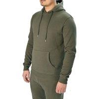 Smart Living Men's Classic Pullover Hoodie Soft Casual Long Sleeve Hooded Sweatshirt in Khaki | Size: Medium