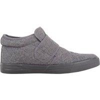 ABSOLUTE FOOTWEAR Men's Easy Slip On Touch & Close Bootie Slipper with Stitch Detail in Grey | Size: 9