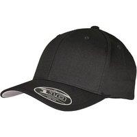 Flexfit Men's Woolly Combed Adjustable Cap in Black