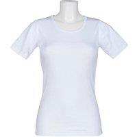 SOCKSHOP Heat Holders Women's 1 Pack 0.45 Tog Short Sleeve Vest in White | Size: Medium