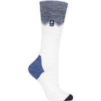 SOCKSHOP Heat Holders Women's 1 Pair 1.0 TOG Apres Ski Ultra Lite Ski Socks in Off-White | Size: 4-8