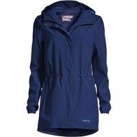 Lands' End Women's Plus Squall Packable Raincoat in Dark Navy | Size: 24-26