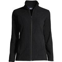 Lands' End Women's Petite Anyweather Fleece Jacket in Black | Size: 8