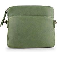 PRIMEHIDE Women's 'Washed Cancun' Leather Small Crossbody Bag in Green