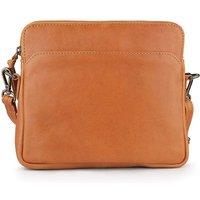 PRIMEHIDE Women's 'Washed Cancun' Leather Small Crossbody Bag in Tan