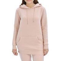 Smart Living Women's Soft Longline Hoodie Pullover with Kangaroo Pocket in Pink | Size: Small