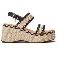 Moda In Pelle Women's 'Kelila' Textile Wedges in Light Sand | Size: 6