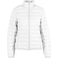 New Morning Studios Women's Lightweight Puffer Jacket in White | Size: Large