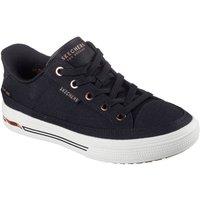 Skechers Women's Arch Fit Arcade - See Ya There Slip In Trainers Black | Size: 5