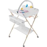 Living and Home Versatile Folding Baby Changing Table in Dark Grey