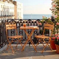 Artemis Home Colourways Vibrant Folding Patio or Balcony Set in Orange