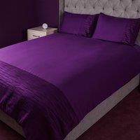 Voltico Plum Luxury Jacquard Duvet Cover Set, Single to King | Size: Double