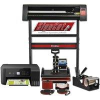 Monstershop PixMax Da Vinci Bundle 5 in 1 Heat Press, Vinyl Cutter, CIS Printer