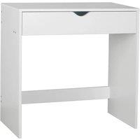 Havendro White Wooden Dressing Table Vanity Computer Desk Bedroom Furniture