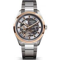 Rotary Men's RGB10009-74 43mm Automatic Watch in Dark Grey