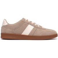Clarks Men's Seco Speed Dark Sand Suede Trainers, Lace Up in Beige | Size: 11-Standard Fit