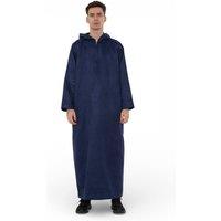 Infinity Leather Men's Hooded Eid Moroccan Jubba Robe Ramadan Eid Thobe - HM12 in Navy | Size: 60L