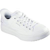 Skechers Men's Slip-Ins Arch Fit Arcade See Ya There Trainers in White | Size: 10