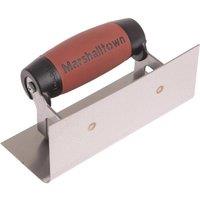Marshalltown 66Ssd Stainless Steel Internal Corner Trowel Rounded Durasoft Handle in Red