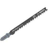 Bosch Precise T144dp Jigsaw Blade 100mm Pack Of 5 in Black