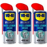 WD-40 Specialist White Lithium Grease Triple Pack 400ml All-Weather Protection in Navy
