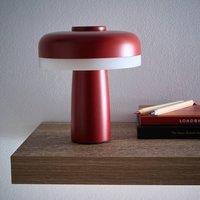 K LIVING Lyon Red Rechargeable Led Table Lamp