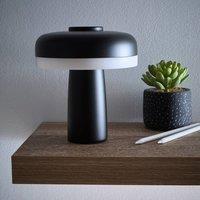 K LIVING Lyon Black Rechargeable Led Table Lamp