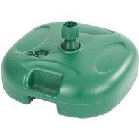 Harbour Housewares Plastic Fillable Parasol Base - 20 Litre in Green