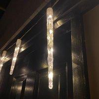 Samuel Alexander 4.7m Set of 10 In-Lit Icicle Lights with 40 LEDs in Cool White