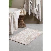 Fusion 'Matteo' 100% Cotton Bath Mat in Natural