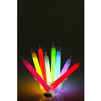 Neel Blue 6 Inch Glow Sticks Lanyard Premium Ultra Bright Glow in the Dark Rod - 12pcs