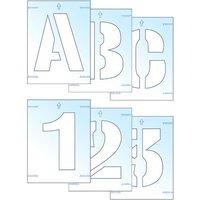 Scan Letter & Number Stencil Kit (UK Plug)