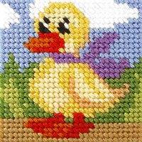 Orchidea EMB KIT DUCK - Needlepoint Kit: My First Embroidery: Mini: Duck
