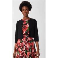 Hobbs London Women's Ella Cardigan in Black | Size: Large