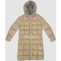 Jameson Carter Women's Helvellyn Longline Coat in Beige | Size: 6-8