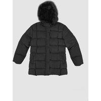 Jameson Carter Women's Helvellyn Short Puffer Coat in Black | Size: 6-8