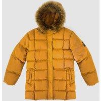 Jameson Carter Women's Helvellyn Short Puffer Coat in Camel | Size: 6-8