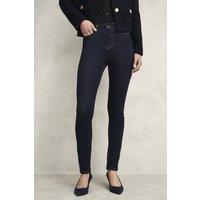 Hobbs London Women's Gia Sculpting Jean in Dark Navy | Size: 20
