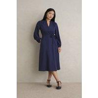 Hobbs London Women's Lettie Dress in Dark Navy | Size: 12
