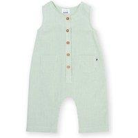 Kite Baby Ticking Dungarees in Green | Size: 12-18 m