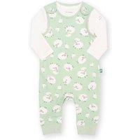 Kite Baby Baa Baa Quack Dungaree Set in Green | Size: 3-6 m