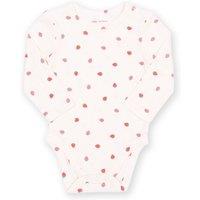 Kite Girl's Baby Berry Dot Bodysuit in Cream | Size: 3-6 m