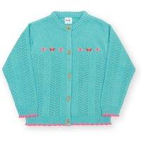 Kite Girl's Flutterby Cardi in Aqua | Size: 4 Years