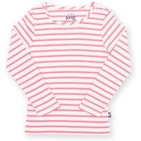 Kite Girl's Stripy T-Shirt in Off-White | Size: 5 Years