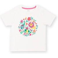 Kite Girl's Growing Brave T-Shirt in Cream | Size: 5 Years