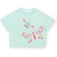 Kite Girl's Flutterby T-Shirt in Aqua | Size: 5 Years