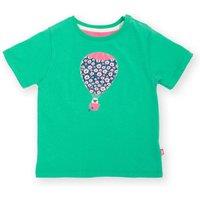 Kite Girl's Up & Away T-Shirt in Green | Size: 6-9 m