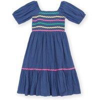 Kite Girl's Ric Rac Dress in Navy | Size: 12-13 Years