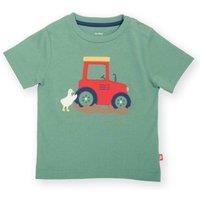 Kite Boy's Farmer Duck T-Shirt in Green | Size: 3 Years