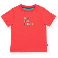 Kite Boy's Kind Brave Brilliant T-Shirt in Red | Size: 3-6 m